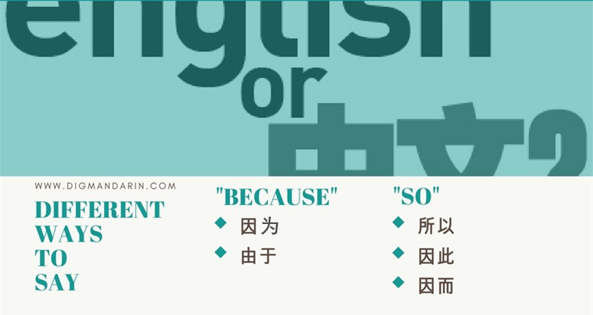 Mastering the Different Ways to Say “Because” and “So” in Chinese